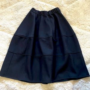 Woolen MIDI skirt